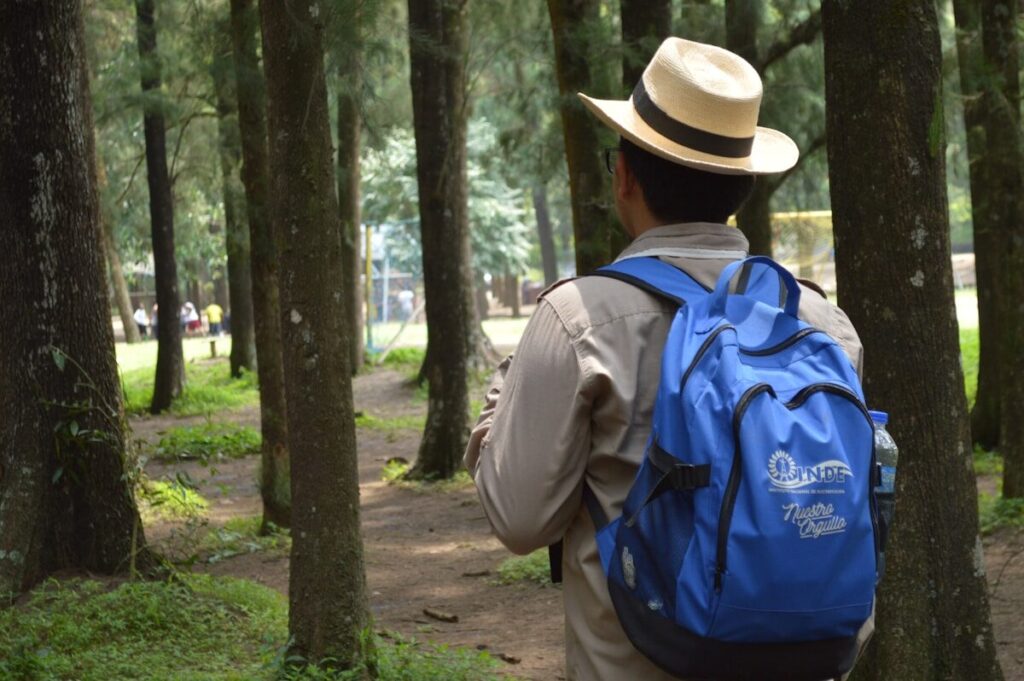 Tendencias del turismo regenerativo en el Caribe en 2026 man in blue and black backpack standing near green trees during daytime
