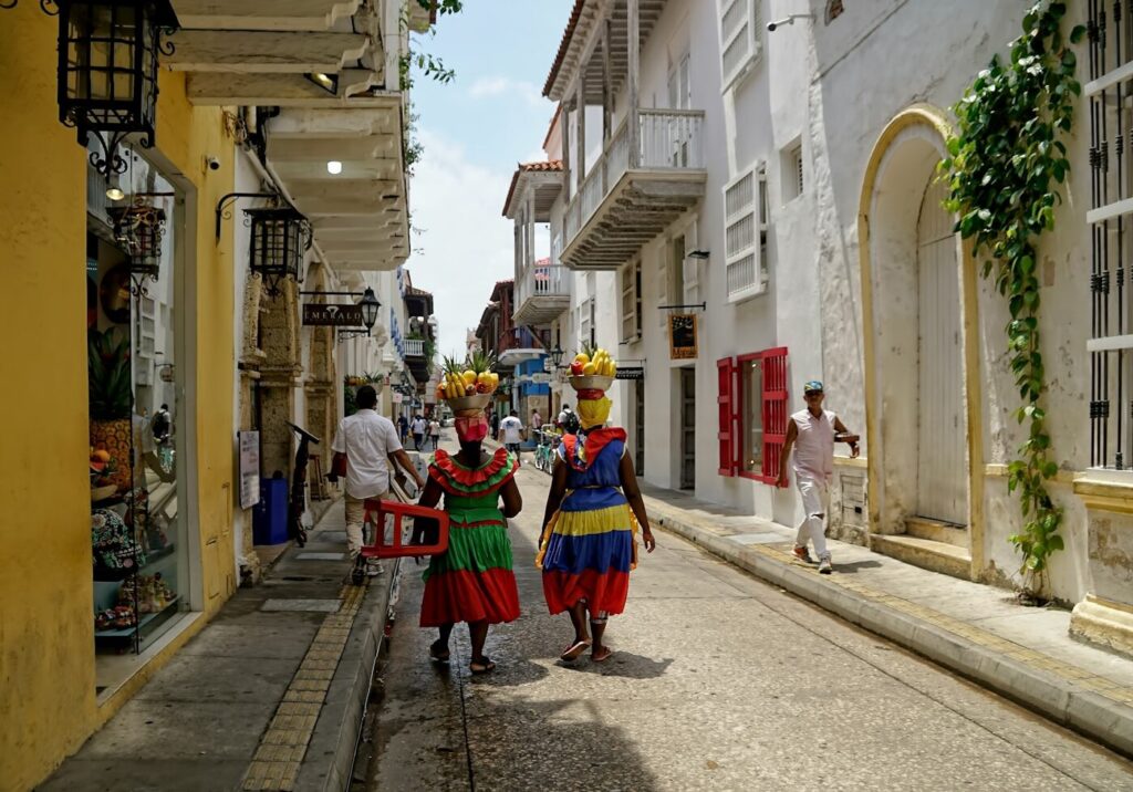 Guía completa para visitar Cartagena de Indias en 2026 people walking on road between concrete houses during daytime